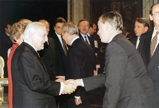 Presentazione degli auguri da parte del Corpo diplomatico