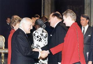 Presentazione degli auguri da parte del Corpo diplomatico