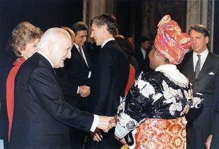 Presentazione degli auguri da parte del Corpo diplomatico
