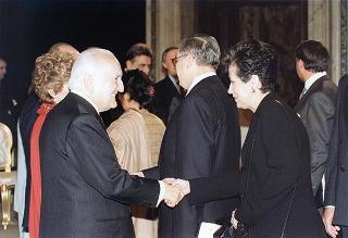 Presentazione degli auguri da parte del Corpo diplomatico