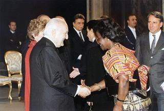 Presentazione degli auguri da parte del Corpo diplomatico