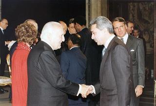 Presentazione degli auguri da parte del Corpo diplomatico