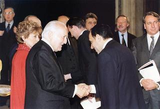 Presentazione degli auguri da parte del Corpo diplomatico