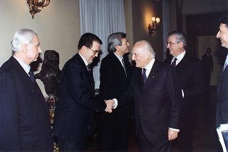 Ricevimento delle Alte Cariche dello Stato per gli auguri di Natale e Capodanno