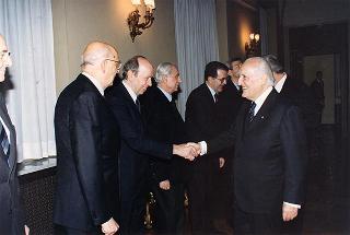 Ricevimento delle Alte Cariche dello Stato per gli auguri di Natale e Capodanno