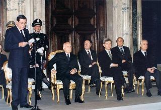 Ricevimento delle Alte Cariche dello Stato per gli auguri di Natale e Capodanno