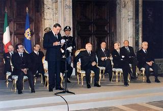 Ricevimento delle Alte Cariche dello Stato per gli auguri di Natale e Capodanno