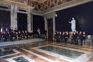 Ricevimento delle Alte Cariche dello Stato per gli auguri di Natale e Capodanno