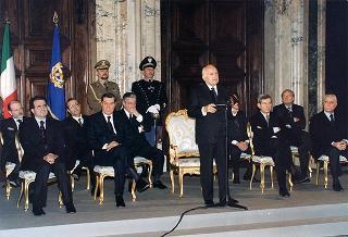 Ricevimento delle Alte Cariche dello Stato per gli auguri di Natale e Capodanno