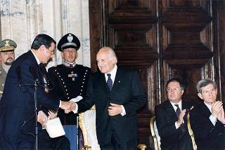 Ricevimento delle Alte Cariche dello Stato per gli auguri di Natale e Capodanno