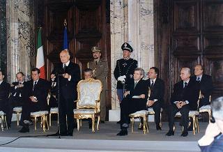 Ricevimento delle Alte Cariche dello Stato per gli auguri di Natale e Capodanno