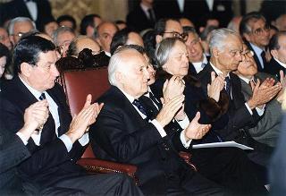 Roma, Palazzo Montecitorio: intervento del Presidente della Repubblica alla cerimonia conclusiva del Convegno "Dalla Costituente alla Costituzione"