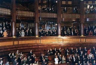 Roma, Palazzo Madama: intervento del Presidente della Repubblica al concerto in occasione del 50° anniversario della votazione finale per l'approvazione della Costituzione della Repubblica Italiana