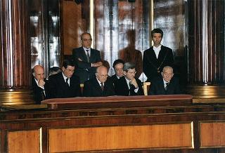 Roma, Palazzo Madama: intervento del Presidente della Repubblica al concerto in occasione del 50° anniversario della votazione finale per l'approvazione della Costituzione della Repubblica Italiana