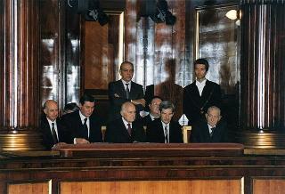 Roma, Palazzo Madama: intervento del Presidente della Repubblica al concerto in occasione del 50° anniversario della votazione finale per l'approvazione della Costituzione della Repubblica Italiana
