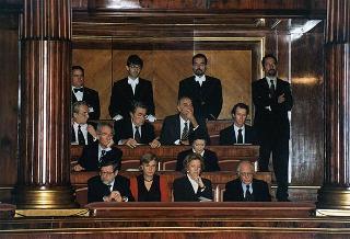 Roma, Palazzo Madama: intervento del Presidente della Repubblica al concerto in occasione del 50° anniversario della votazione finale per l'approvazione della Costituzione della Repubblica Italiana
