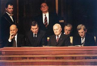 Roma, Palazzo Madama: intervento del Presidente della Repubblica al concerto in occasione del 50° anniversario della votazione finale per l'approvazione della Costituzione della Repubblica Italiana