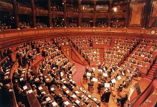 Roma, Palazzo Madama: intervento del Presidente della Repubblica al concerto in occasione del 50° anniversario della votazione finale per l'approvazione della Costituzione della Repubblica Italiana