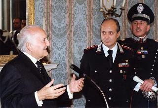 Delegazione di allievi Carabinieri di Roma, in servizio di guardia d'onore al Palazzo del Quirinale