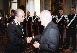 Delegazione di allievi Carabinieri di Roma, in servizio di guardia d'onore al Palazzo del Quirinale
