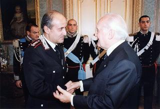 Delegazione di allievi Carabinieri di Roma, in servizio di guardia d'onore al Palazzo del Quirinale