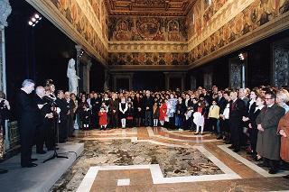 Incontro con il personale del Segretariato Generale della Presidenza della Repubblica per gli auguri di Natale