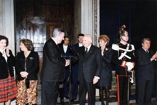 Incontro con il personale del Segretariato Generale della Presidenza della Repubblica per gli auguri di Natale