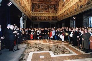 Incontro con il personale del Segretariato Generale della Presidenza della Repubblica per gli auguri di Natale