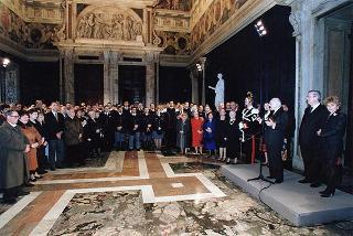 Incontro con il personale del Segretariato Generale della Presidenza della Repubblica per gli auguri di Natale