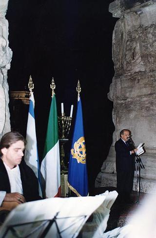 Roma, Foro Romano: intervento del Presidente della Repubblica alla celebrazione del 50° anniversario dell'indipendenza dello Stato d'Israele