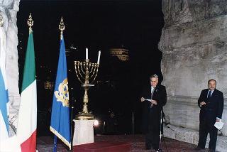 Roma, Foro Romano: intervento del Presidente della Repubblica alla celebrazione del 50° anniversario dell'indipendenza dello Stato d'Israele