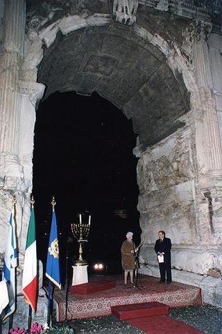 Roma, Foro Romano: intervento del Presidente della Repubblica alla celebrazione del 50° anniversario dell'indipendenza dello Stato d'Israele