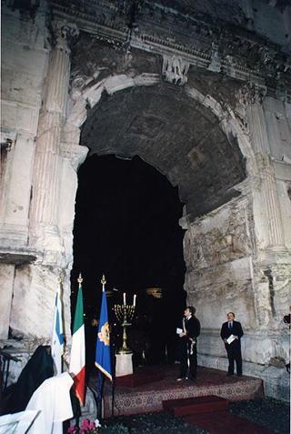 Roma, Foro Romano: intervento del Presidente della Repubblica alla celebrazione del 50° anniversario dell'indipendenza dello Stato d'Israele