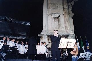 Roma, Foro Romano: intervento del Presidente della Repubblica alla celebrazione del 50° anniversario dell'indipendenza dello Stato d'Israele