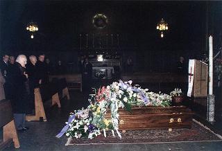 Roma, Chiesa di S. Roberto Bellarmino: intervento del Presidente della Repubblica al funerale del sen. Mario Ferrari Aggradi