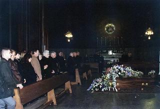 Roma, Chiesa di S. Roberto Bellarmino: intervento del Presidente della Repubblica al funerale del sen. Mario Ferrari Aggradi