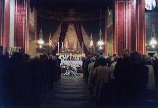 Roma, Chiesa di S. Roberto Bellarmino: intervento del Presidente della Repubblica al funerale del sen. Mario Ferrari Aggradi