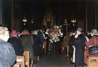 Roma, Chiesa di S. Roberto Bellarmino: intervento del Presidente della Repubblica al funerale del sen. Mario Ferrari Aggradi