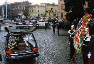 Roma, Chiesa di S. Roberto Bellarmino: intervento del Presidente della Repubblica al funerale del sen. Mario Ferrari Aggradi