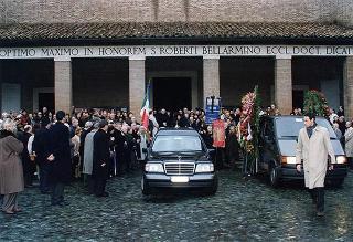 Roma, Chiesa di S. Roberto Bellarmino: intervento del Presidente della Repubblica al funerale del sen. Mario Ferrari Aggradi