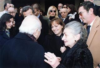 Roma, Chiesa di S. Roberto Bellarmino: intervento del Presidente della Repubblica al funerale del sen. Mario Ferrari Aggradi