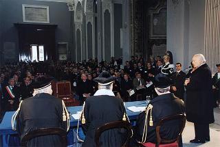 Napoli: intervento del Presidente della Repubblica all'inaugurazione dell'anno accademico dell'Istituto Universitario Navale e successiva visita al Conservatorio di Musica di S. Pietro a Majella