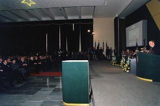 Intervento del Presidente della Repubblica all'inaugurazione dell'anno di studi 1997-98 della Scuola di Polizia Tributaria della Guardia di Finanza.