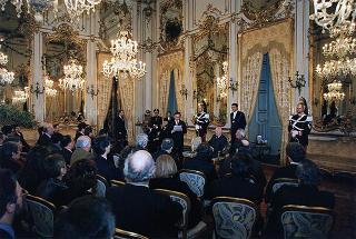 Delegazione di partecipanti alla 2^ Biennale delle Città e degli Urbanisti d'Europa
