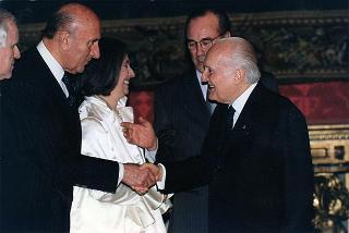Ricevimento per gli esponenti dell'Alta Moda Italiana