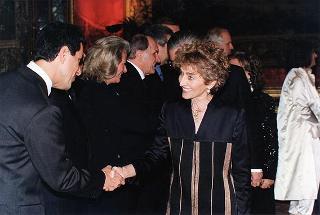 Ricevimento per gli esponenti dell'Alta Moda Italiana