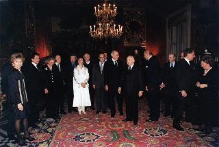 Ricevimento per gli esponenti dell'Alta Moda Italiana