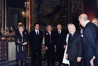 Ricevimento per gli esponenti dell'Alta Moda Italiana