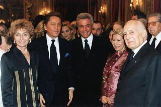Ricevimento per gli esponenti dell'Alta Moda Italiana