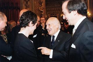 Ricevimento per gli esponenti dell'Alta Moda Italiana